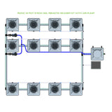 Alien Hydroponics RDWC 12 Pot 3 Row Kit