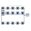 Alien Hydroponics RDWC 15 Pot 3 Row Kit