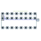 Alien Hydroponics RDWC 24 Pot 3 Row Kit