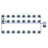 Alien Hydroponics RDWC 24 Pot 3 Row Kit