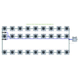 Alien Hydroponics RDWC 27 Pot 3 Row Kit