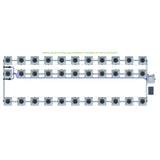 Alien Hydroponics RDWC 33 Pot 3 Row Kit