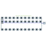 Alien Hydroponics RDWC 33 Pot 3 Row Kit