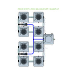 Alien Hydroponics RDWC 8 Pot 4 Row Kit