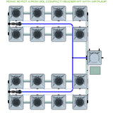 Alien Hydroponics RDWC 16 Pot 4 Row Kit