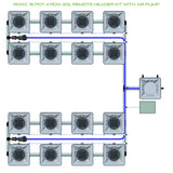 Alien Hydroponics RDWC 16 Pot 4 Row Kit