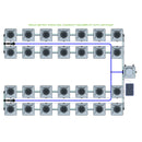 Alien Hydroponics RDWC 28 Pot 4 Row Kit