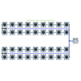 Alien Hydroponics RDWC 36 Pot 4 Row Kit