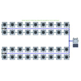 Alien Hydroponics RDWC 36 Pot 4 Row Kit