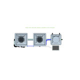 Alien Hydroponics RDWC 2 Pot 1 Row Kit