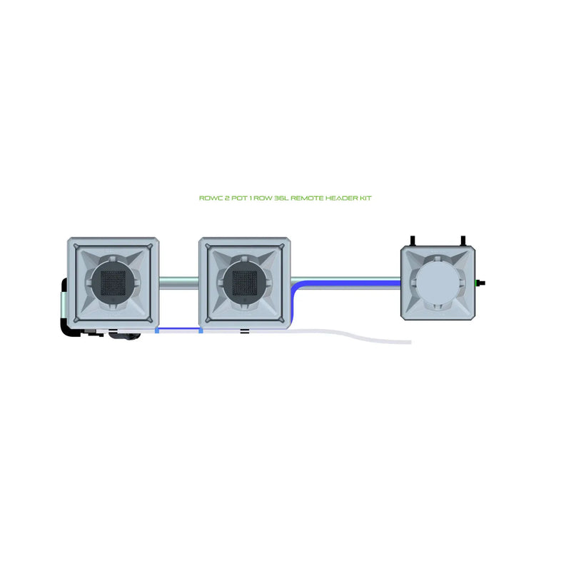 Alien Hydroponics RDWC 2 Pot 1 Row Kit