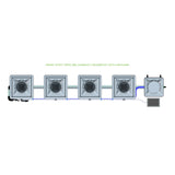 Alien Hydroponics RDWC 4 Pot 1 Row Kit