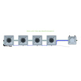 Alien Hydroponics RDWC 4 Pot 1 Row Kit