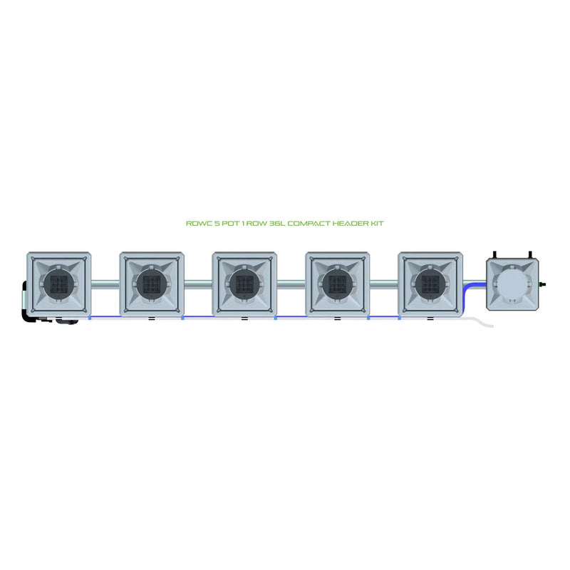 Alien Hydroponics RDWC 5 Pot 1 Row Kit
