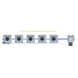 Alien Hydroponics RDWC 5 Pot 1 Row Kit