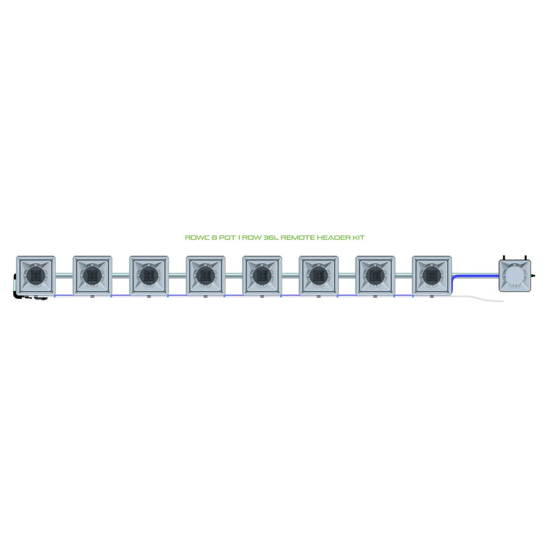 Alien Hydroponics RDWC 8 Pot 1 Row Kit