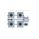 Alien Hydroponics RDWC 4 Pot 2 Row Kit
