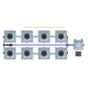Alien Hydroponics RDWC 8 Pot 2 Row Kit