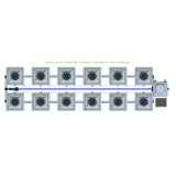 Alien Hydroponics RDWC 12 Pot 2 Row Kit