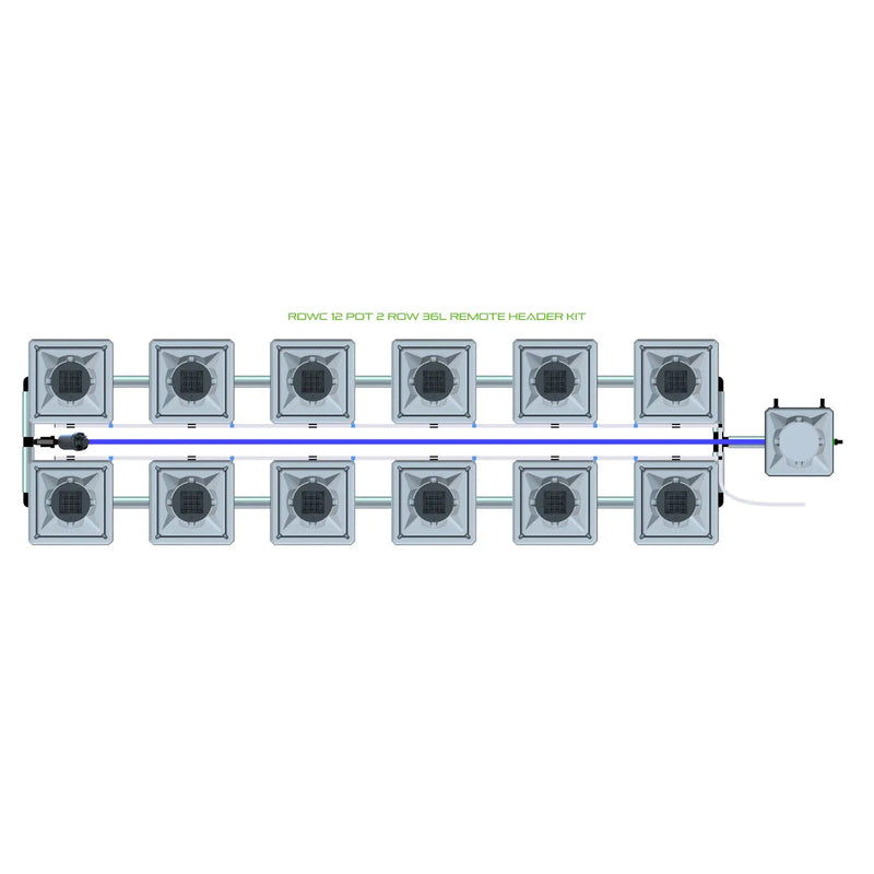 Alien Hydroponics RDWC 12 Pot 2 Row Kit