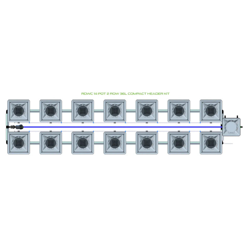 Alien Hydroponics RDWC 14 Pot 2 Row Kit