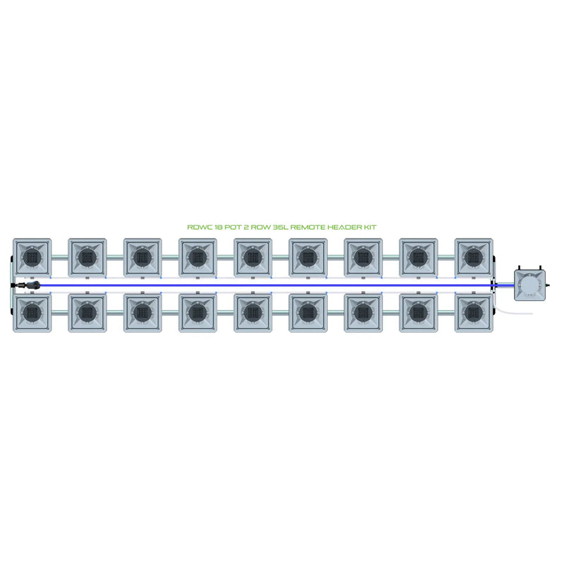 Alien Hydroponics RDWC 18 Pot 2 Row Kit