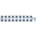 Alien Hydroponics RDWC 18 Pot 2 Row Kit