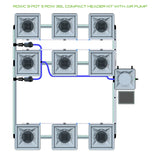 Alien Hydroponics RDWC 9 Pot 3 Row Kit