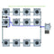 Alien Hydroponics RDWC 12 Pot 3 Row Kit