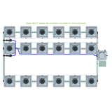 Alien Hydroponics RDWC 18 Pot 3 Row Kit