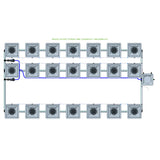 Alien Hydroponics RDWC 21 Pot 3 Row Kit