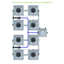 Alien Hydroponics RDWC 8 Pot 4 Row Kit