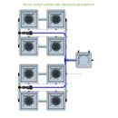 Alien Hydroponics RDWC 8 Pot 4 Row Kit