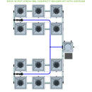 Alien Hydroponics RDWC 12 Pot 4 Row Kit
