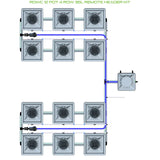 Alien Hydroponics RDWC 12 Pot 4 Row Kit