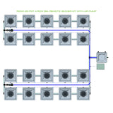 Alien Hydroponics RDWC 20 Pot 4 Row Kit