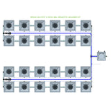 Alien Hydroponics RDWC 24 Pot 4 Row Kit