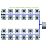 Alien Hydroponics RDWC 24 Pot 4 Row Kit