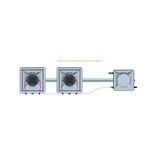 Alien Hydroponics AERO 2 Pot 1 Row Kit