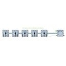 Alien Hydroponics RAIN 5 Pot 1 Row Kit
