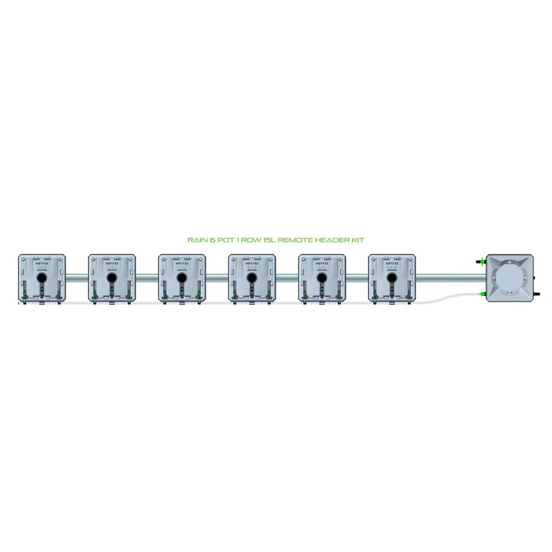 Alien Hydroponics RAIN 6 Pot 1 Row Kit