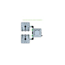 Alien Hydroponics RAIN 2 Pot 2 Row Kit