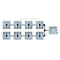 Alien Hydroponics RAIN 8 Pot 2 Row Kit