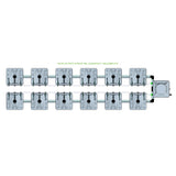 Alien Hydroponics RAIN 12 Pot 2 Row Kit