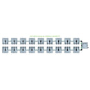Alien Hydroponics RAIN 18 Pot 2 Row Kit