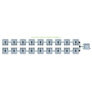 Alien Hydroponics RAIN 18 Pot 2 Row Kit