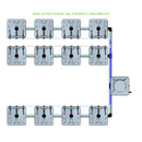 Alien Hydroponics RAIN 12 Pot 3 Row Kit