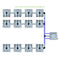 Alien Hydroponics RAIN 12 Pot 3 Row Kit