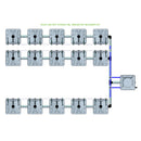 Alien Hydroponics RAIN 15 Pot 3 Row Kit