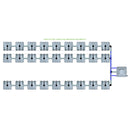 Alien Hydroponics RAIN 27 Pot 3 Row Kit